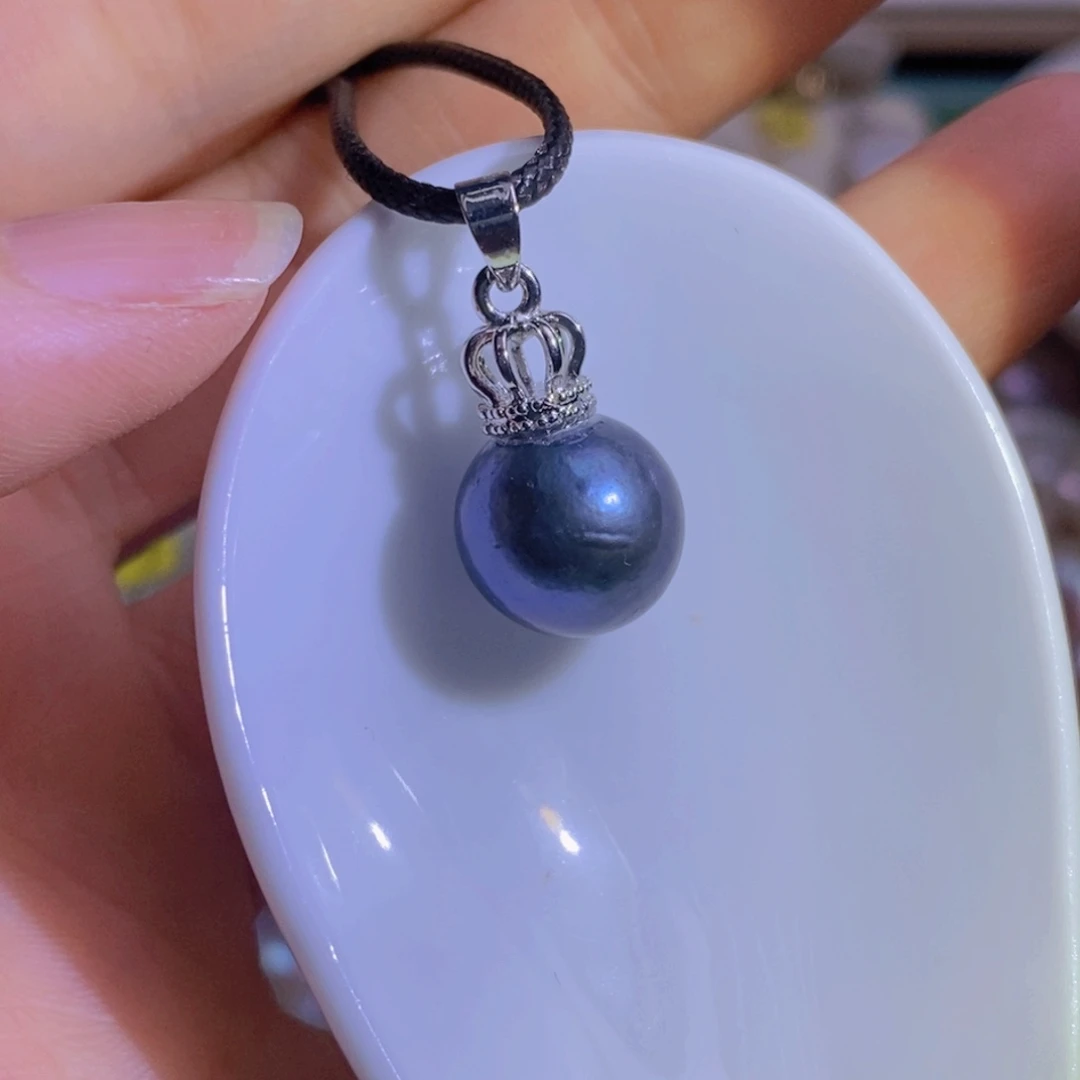 银S925镶嵌淡水珍珠淡水珍珠