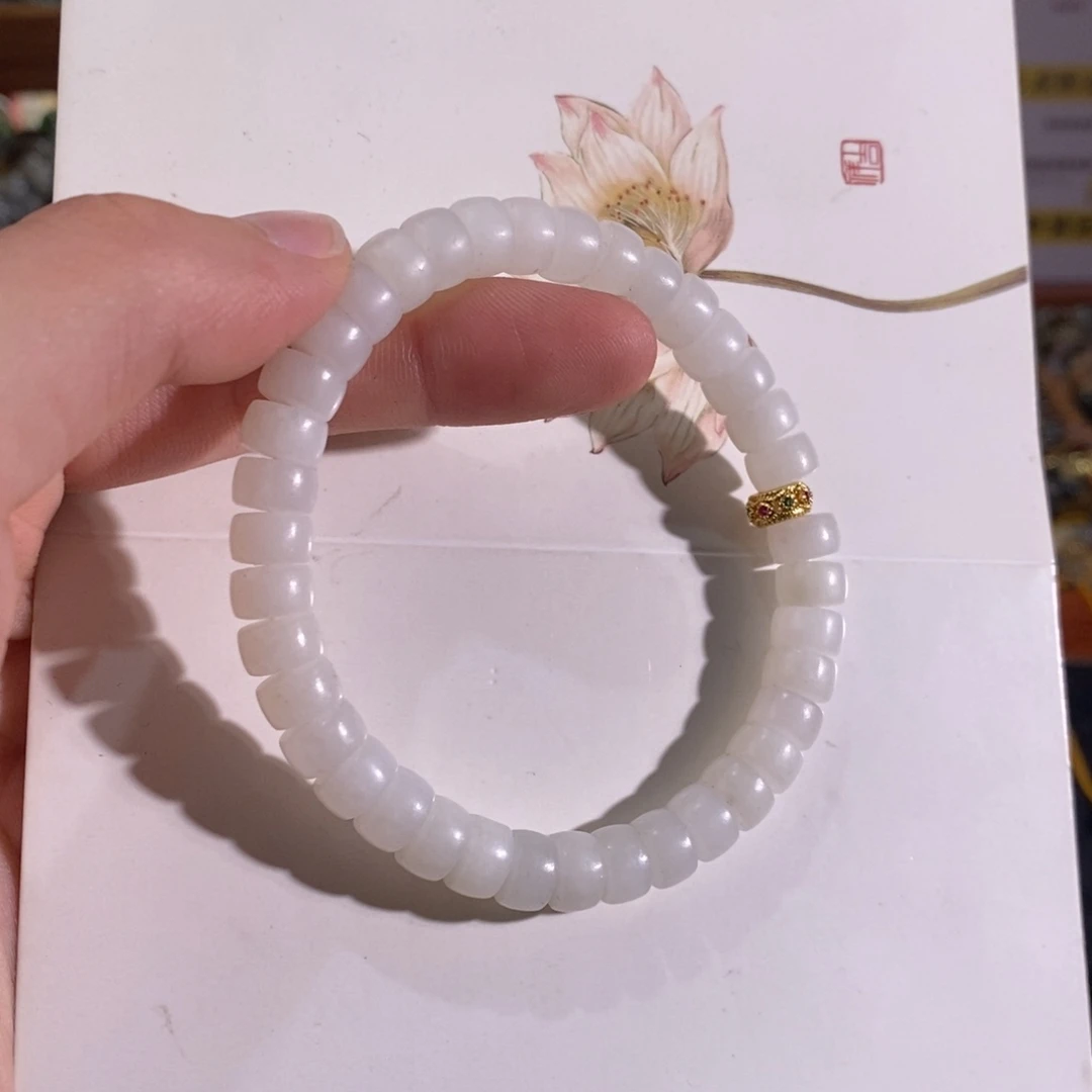 和田玉手链未镶嵌
