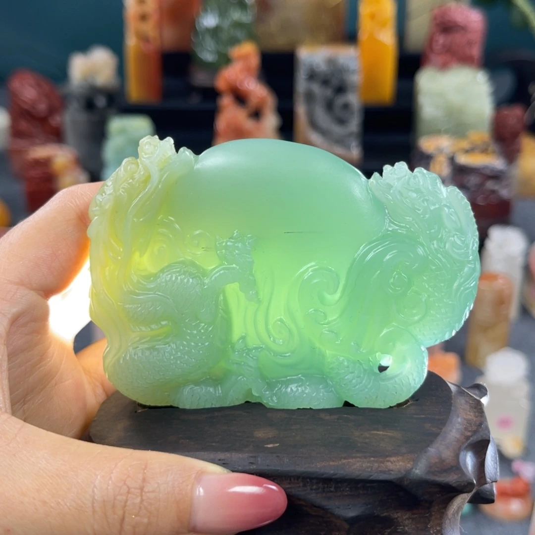 印石昌化石7357包邮包刻