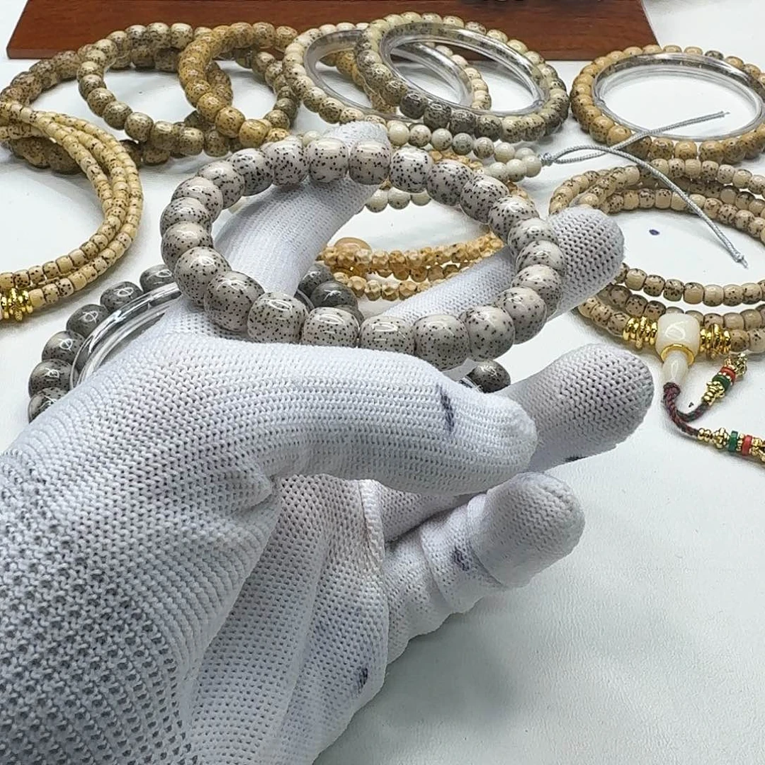 星月菩提吊坠15梵天糯冰青瓷月留白针尖星10左右单圈