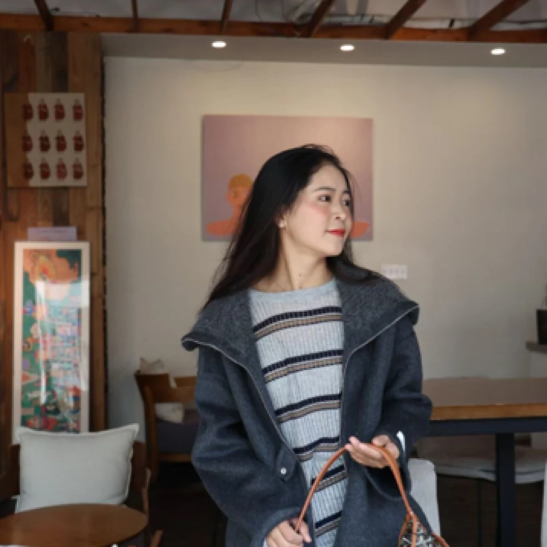 女款羊毛领闲外套