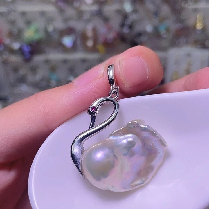 颈饰合金淡水珍珠05
