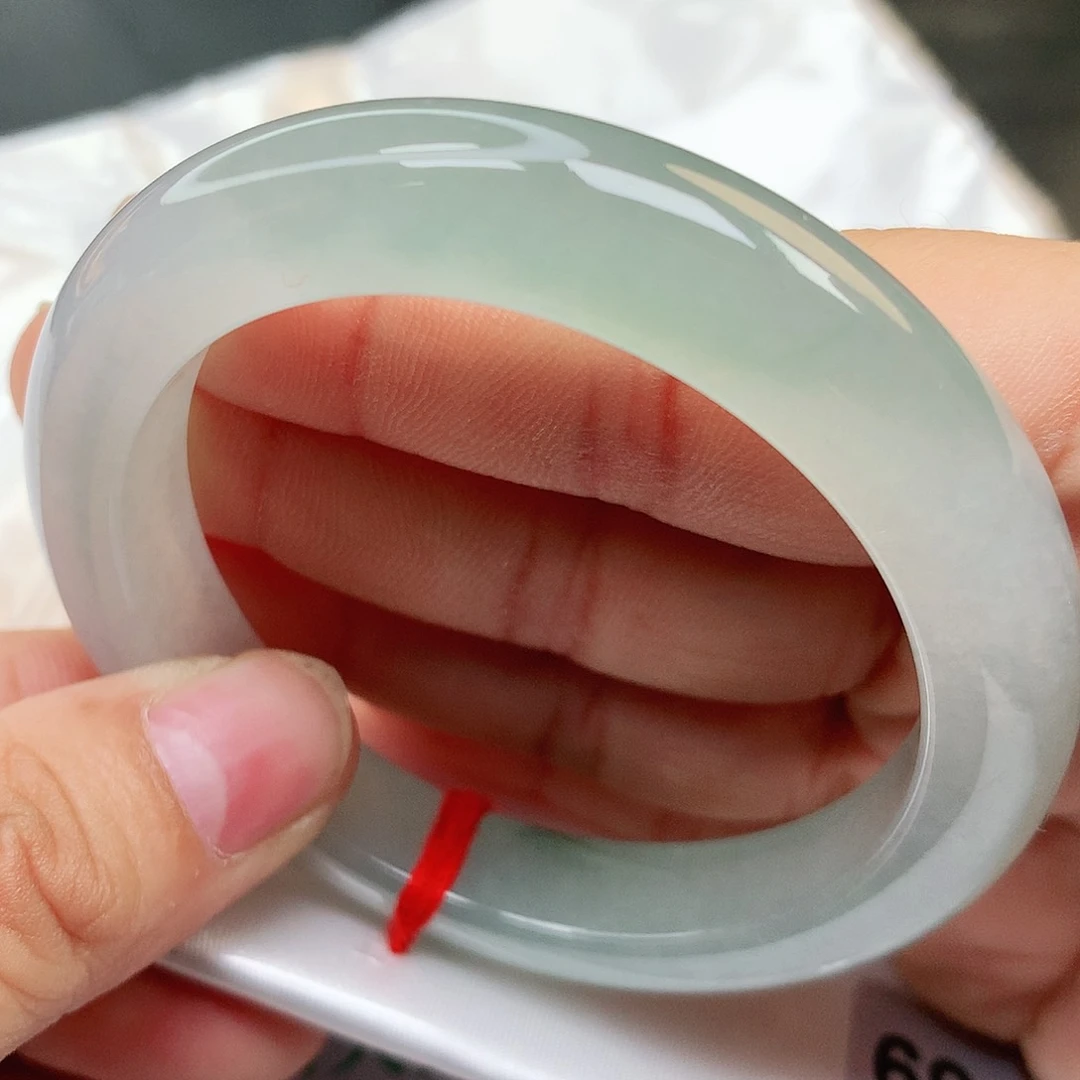 未镶嵌手镯翡翠纯天然翡翠冰润128号