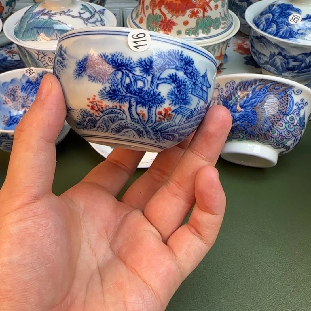彦祖纯手工手绘茶具116