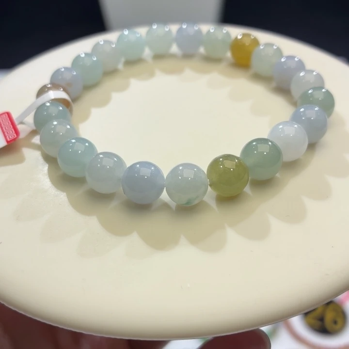 翡翠未镶嵌手链卡8.3