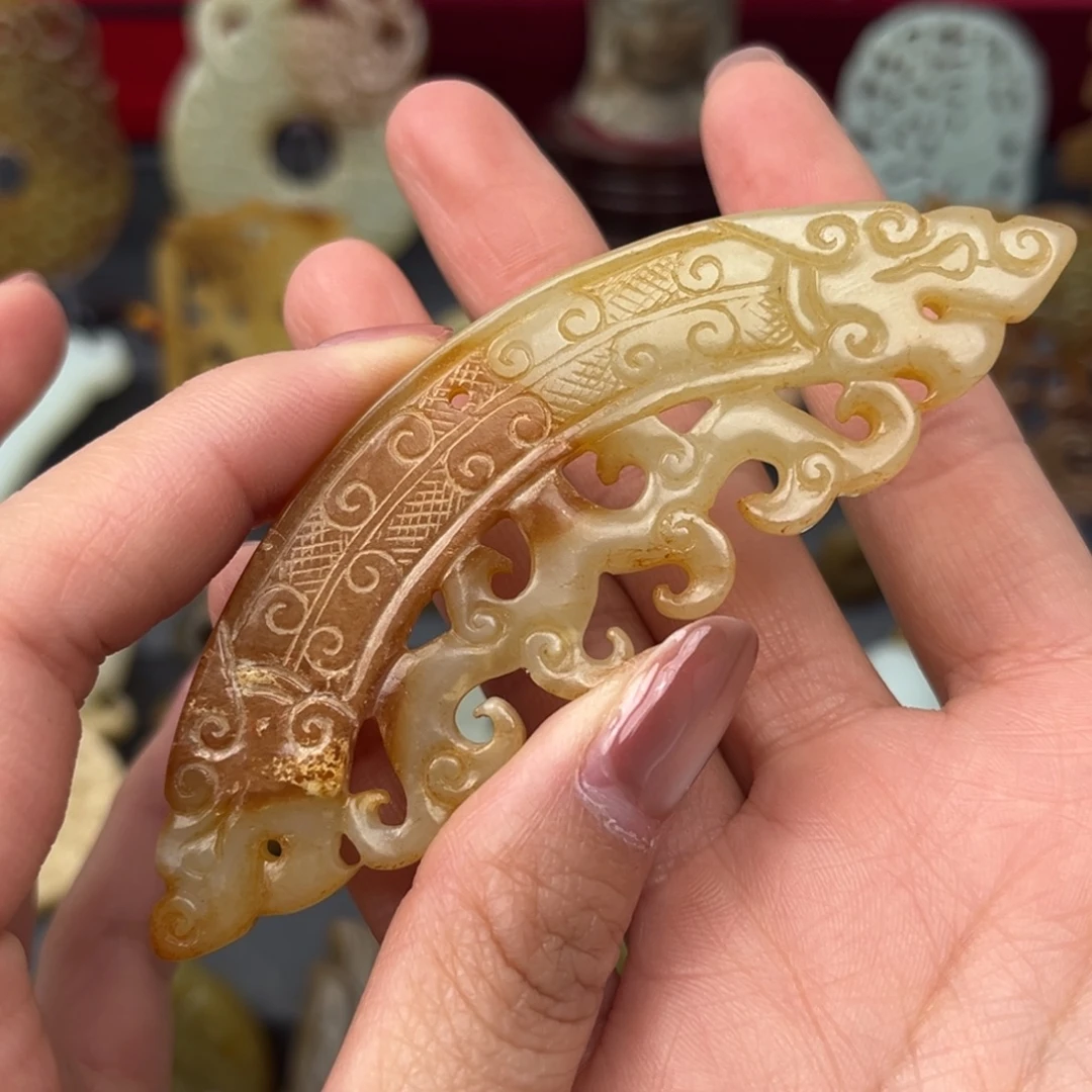 和田玉未镶嵌颈饰鉴古藏珍鉴古藏珍