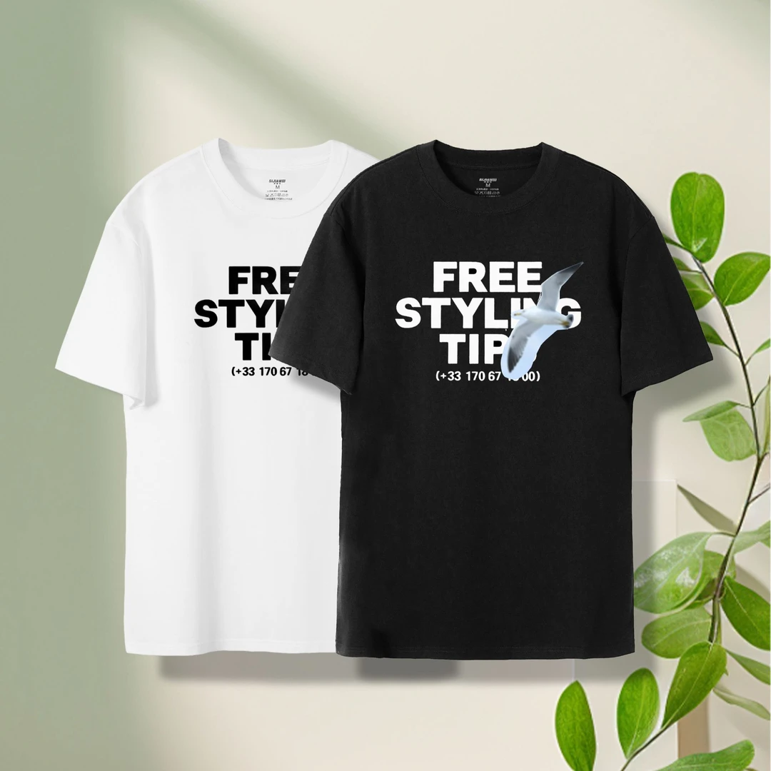 印花 品牌代工厂100%纯棉男女同穿简约短袖