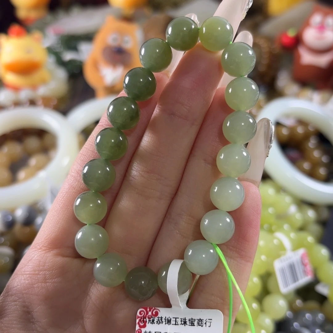 和田玉未镶嵌手链42