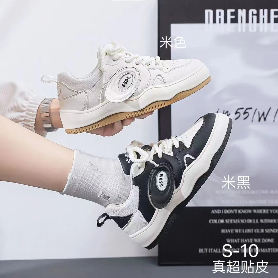 爆款春秋高帮休闲平底板鞋-10