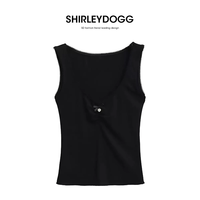 汤元家sd 百搭U领三色背心