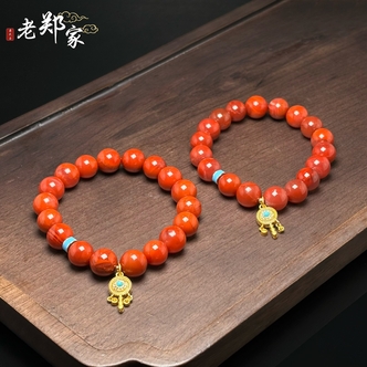 【老郑家】南红玛瑙DIY手串 多样性发其一 约10mm+
