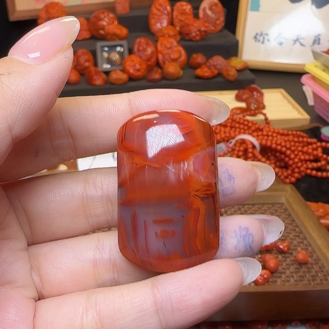 南红玛瑙未镶嵌吊坠(不含链)
