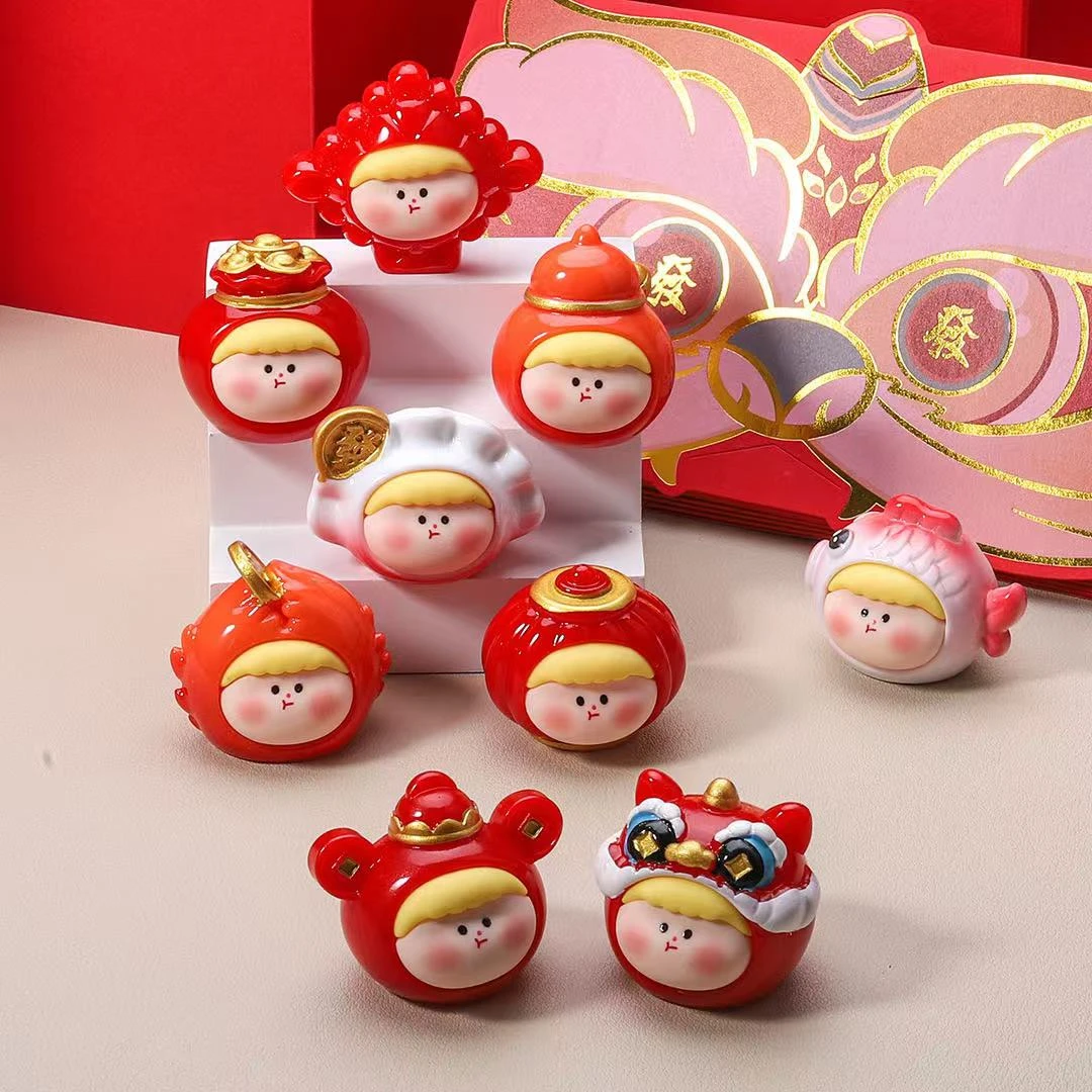 （九宫格+对对碰+许愿）新年款莉莉丝桌面摆件网红创意