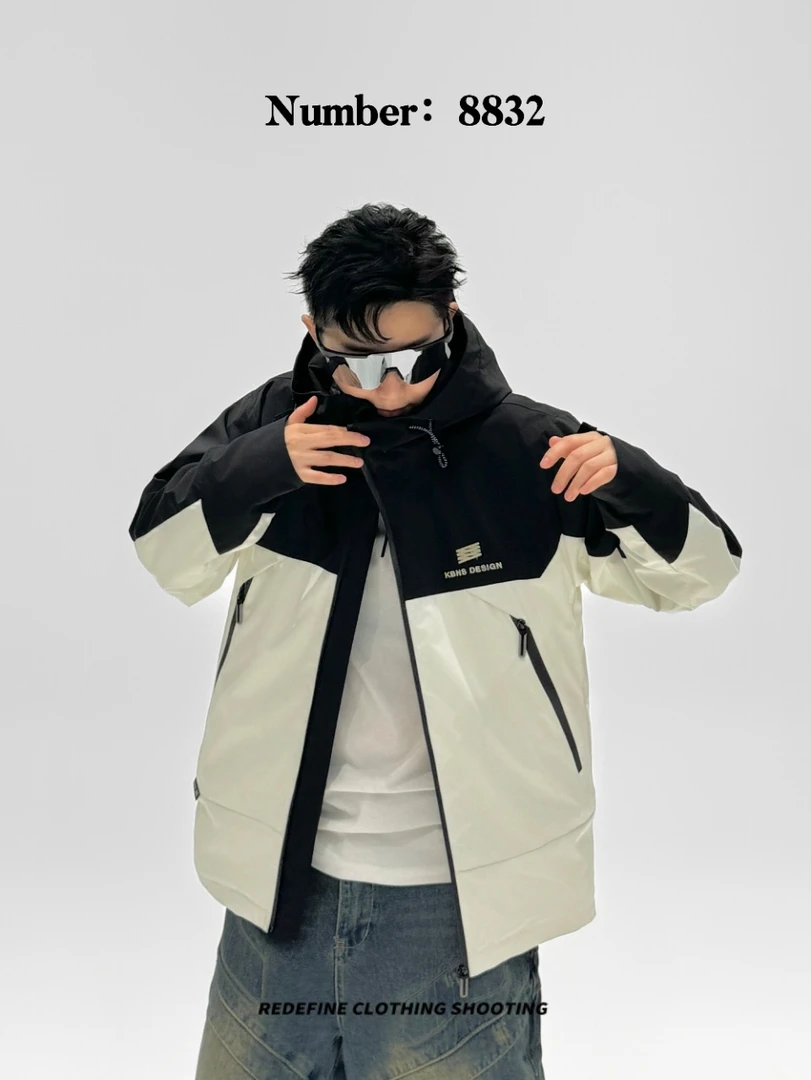 米·【三合一羽绒服】8832冬季新款百搭三合一羽绒服