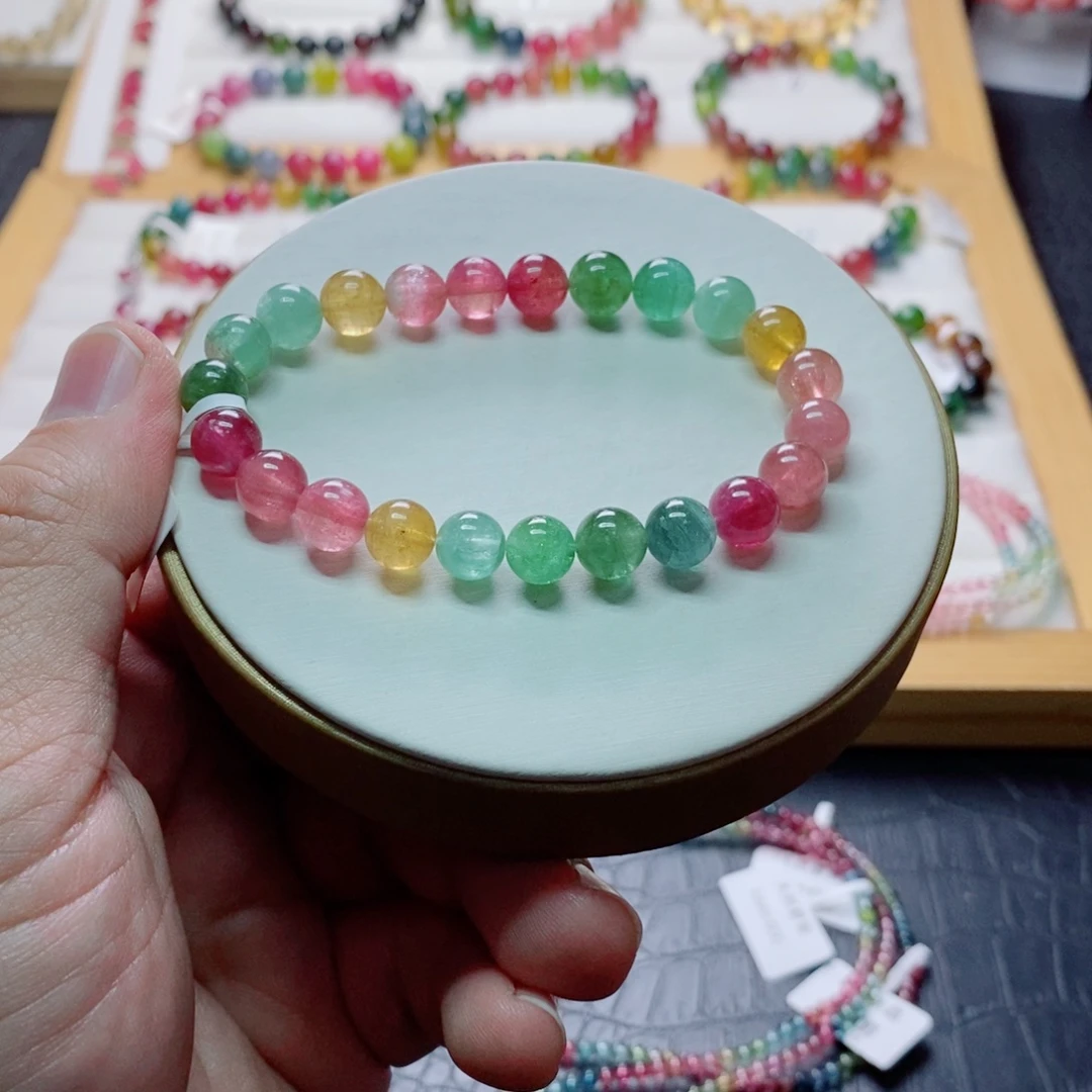 碧玺碧玺手链未镶嵌