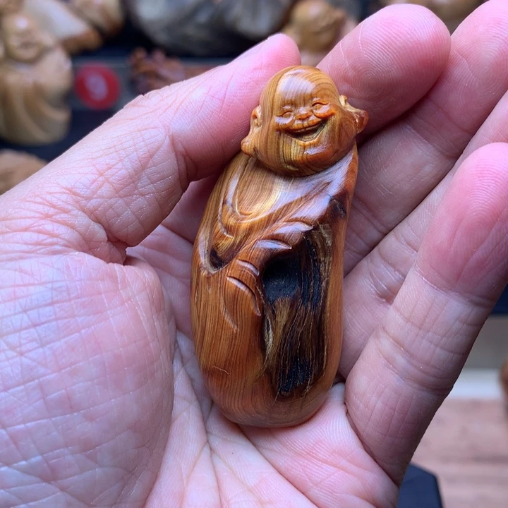 柏木（崖柏）崖柏陈化料手把件