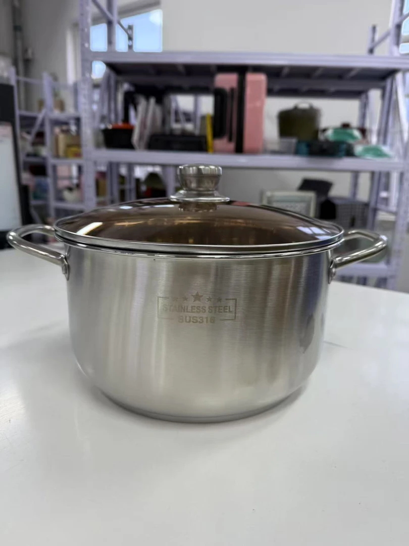 24cm不锈钢煲汤苹果锅 破损问题联系客服免费补发