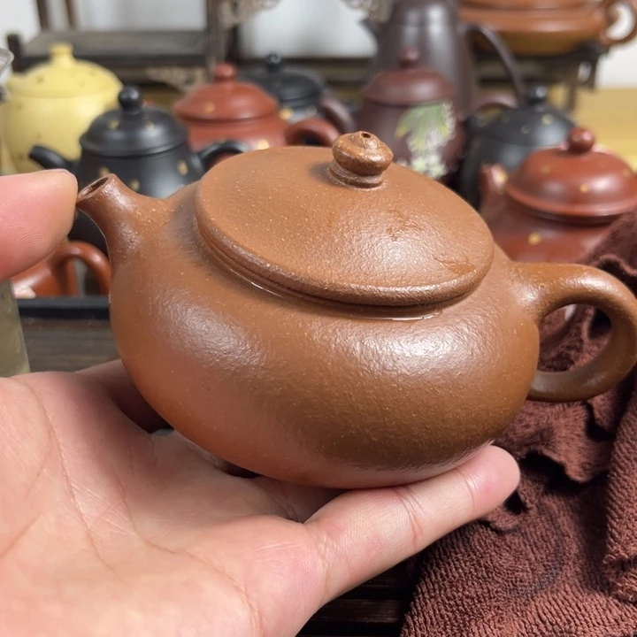 紫砂茶壶原矿紫砂半手工制作
