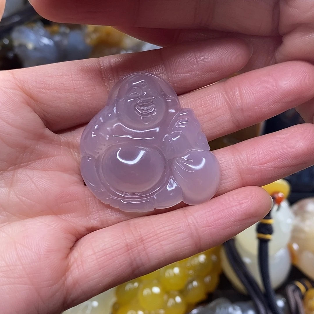 玛瑙/玉髓未镶嵌吊坠