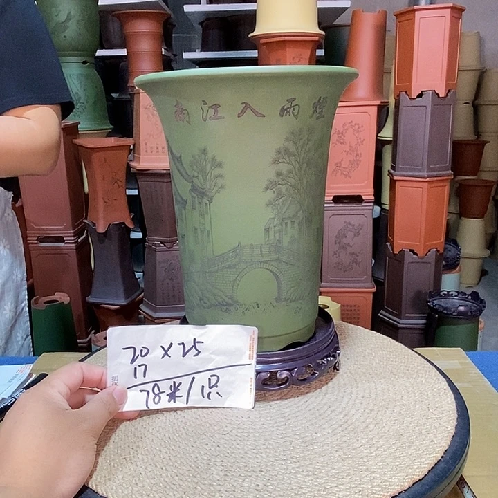 紫砂花盆紫砂花盆