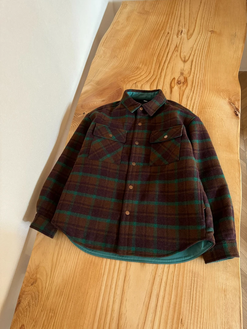 C999-Wool Field Jacket 绵羊毛格纹衬衣夹克