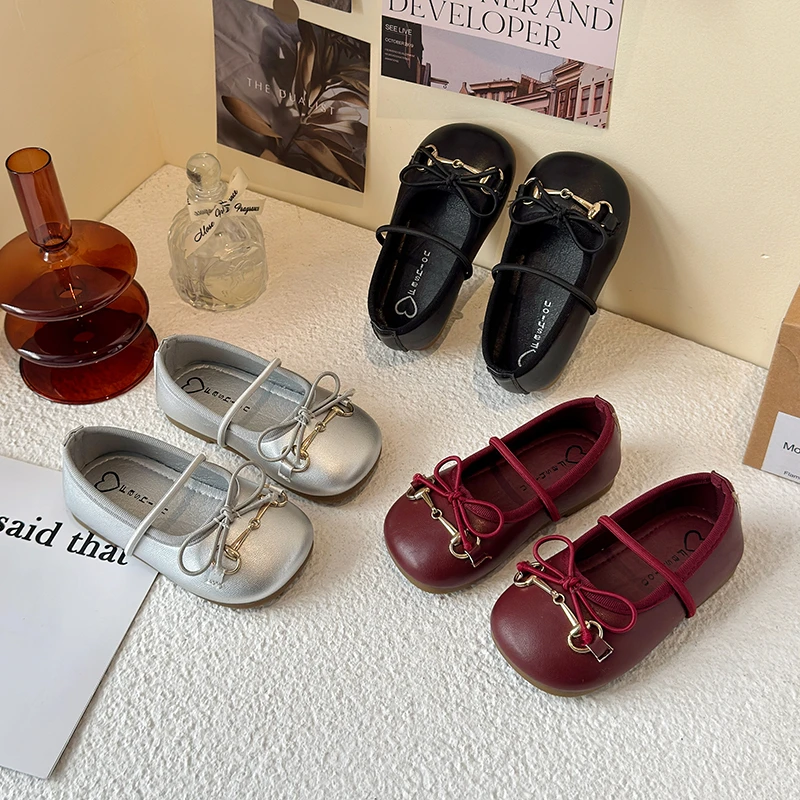 188女童春季新款名媛风哑光面公主单鞋