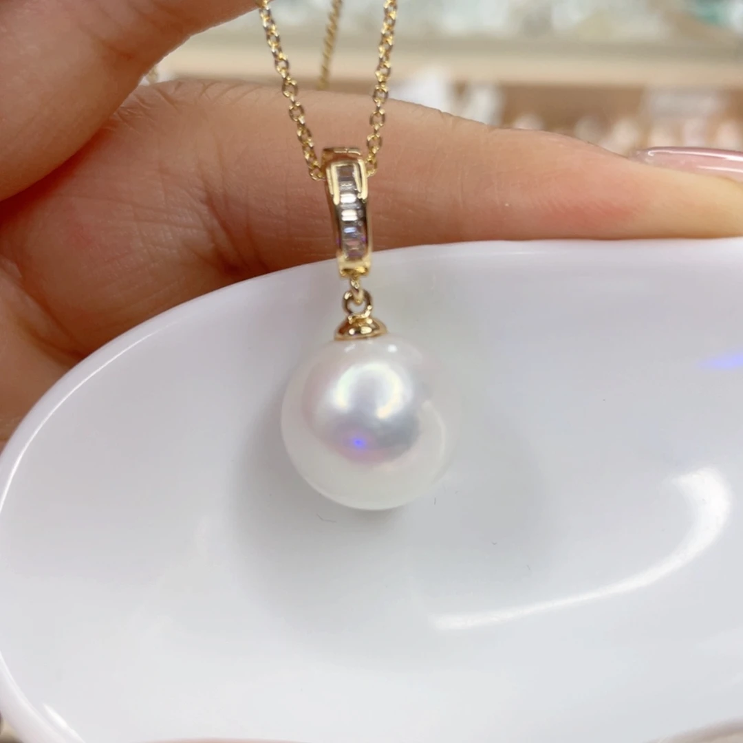 淡水珍珠未镶嵌吊坠(赠链)
