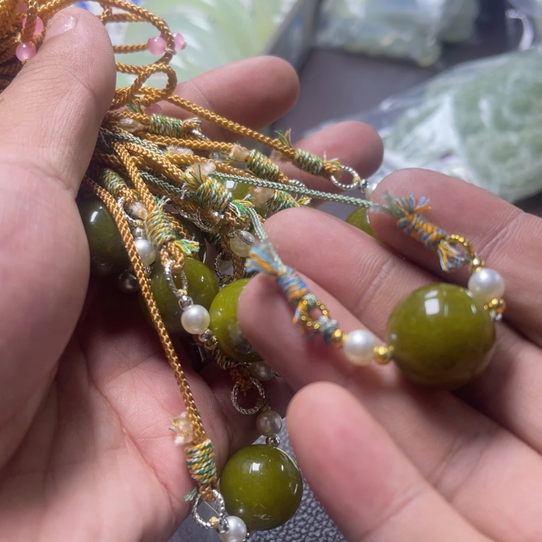 蛇纹石玉合金手镯