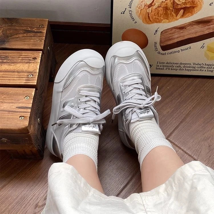奶油风德训鞋2025女夏秋休闲小白鞋设计师款百搭透气爆款E-1-MM