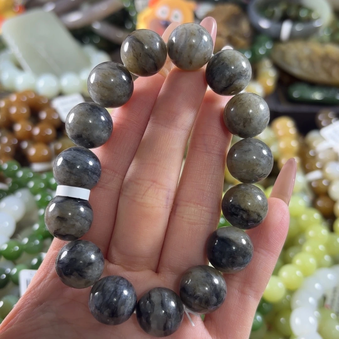 和田玉未镶嵌手链52