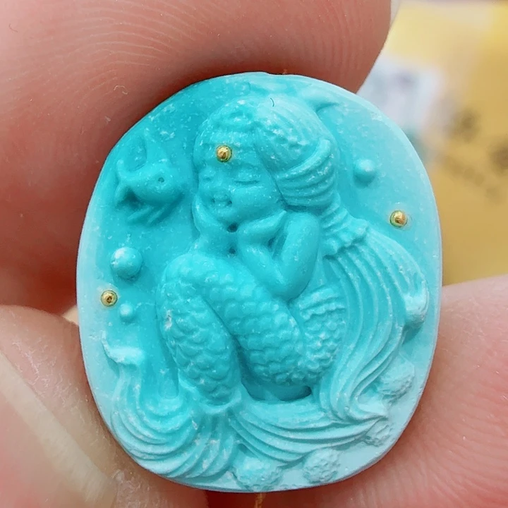 绿松石未镶嵌配饰