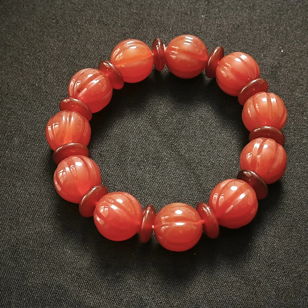 803民国玛瑙手串