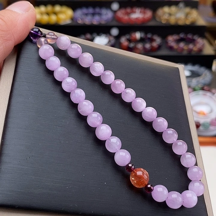 锂辉石手链未镶嵌冉*妈