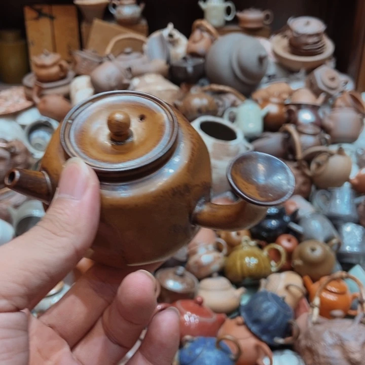 柴烧老岩泥高端茶器
