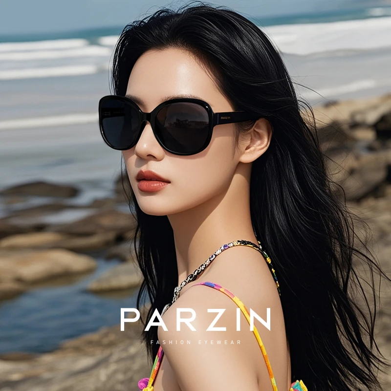 帕森女士墨镜时尚复古偏光眼镜大框开车专用驾驶镜太阳眼镜PZ9908