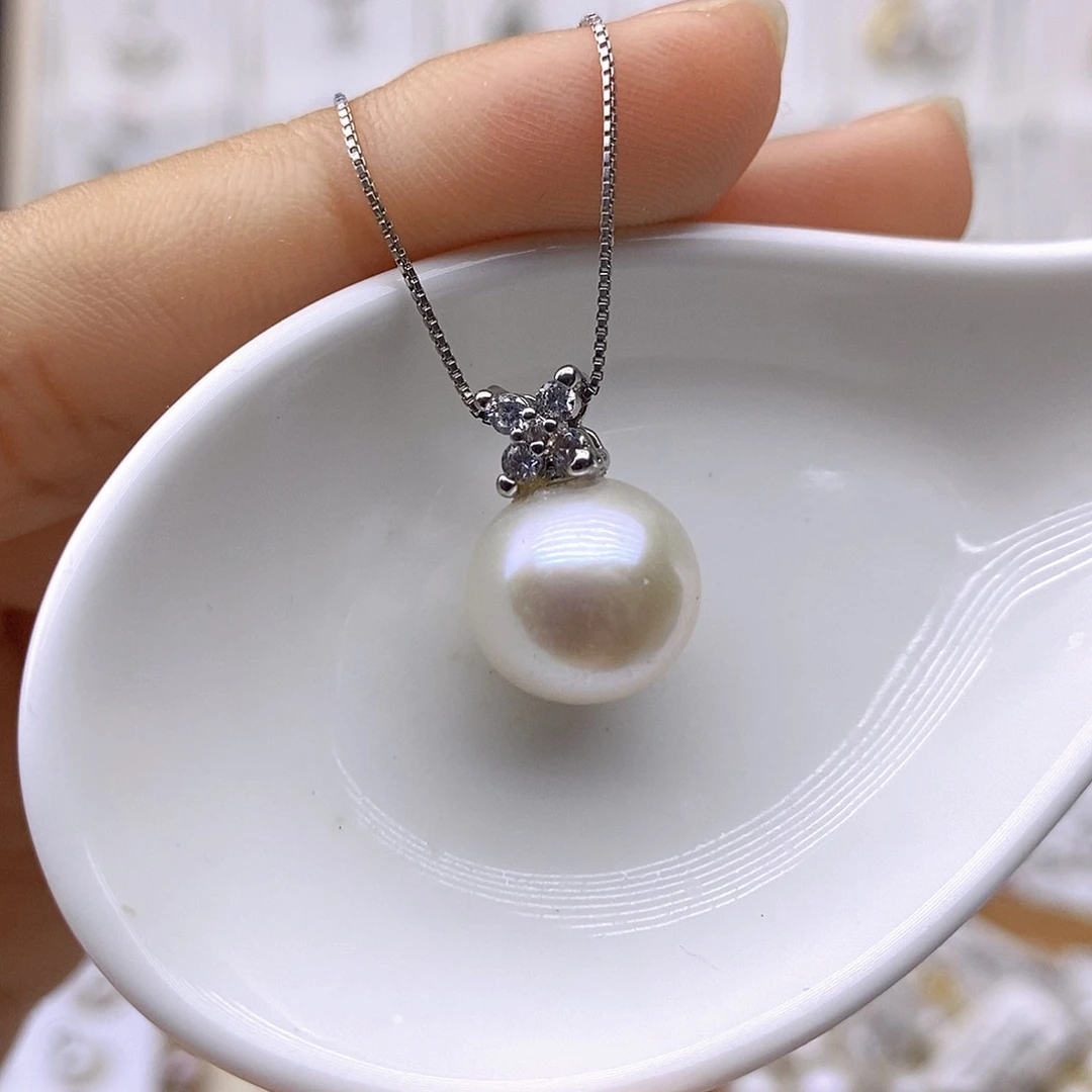 淡水珍珠未镶嵌吊坠(赠链)
