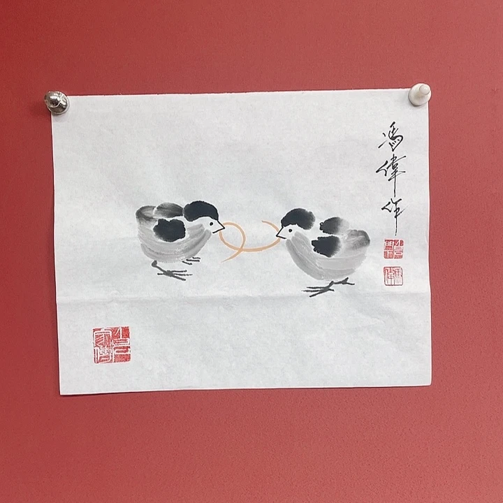 国画冯老师手绘作品