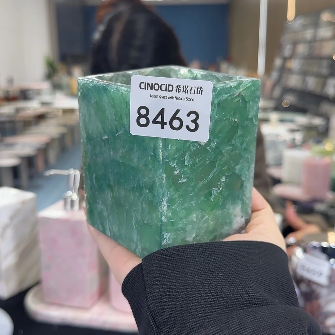 绿水晶高空杯8463