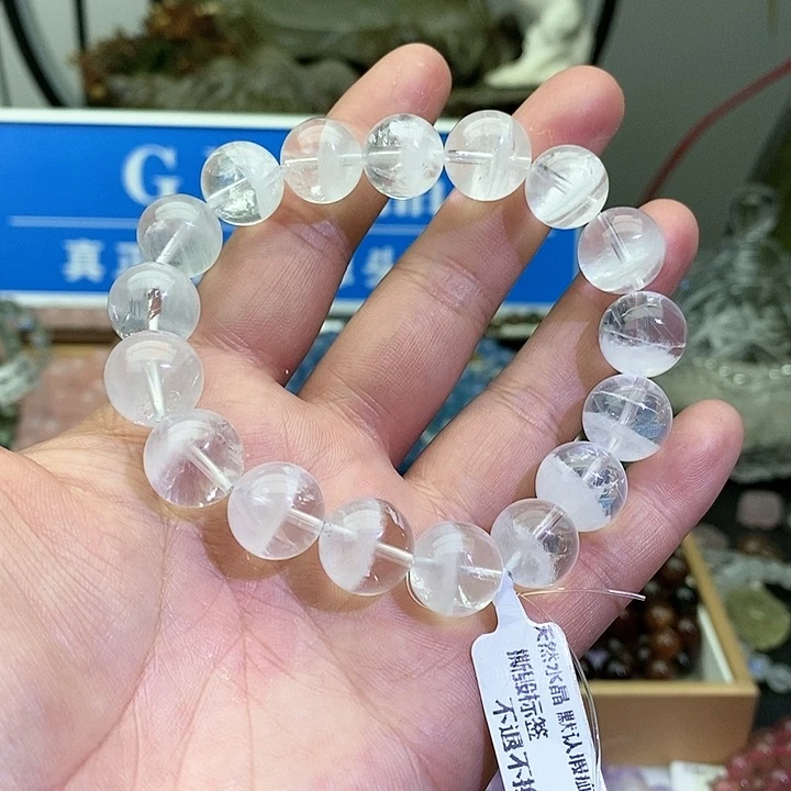 水晶手链未镶嵌白幽灵13+