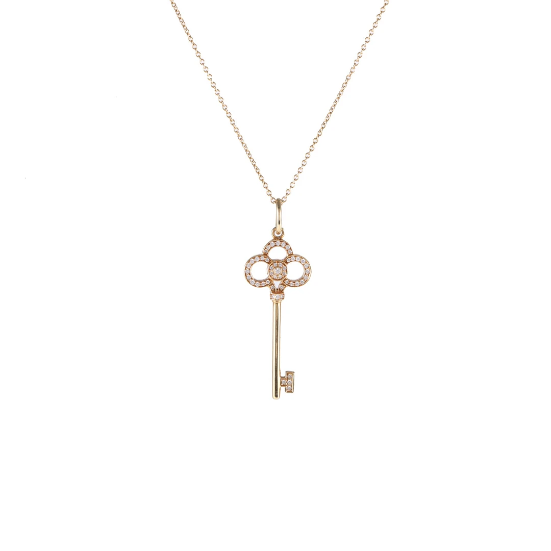 99新 Tiffany & Co./蒂芙尼 【念念特价】Keys 皇冠钥匙项链 中号