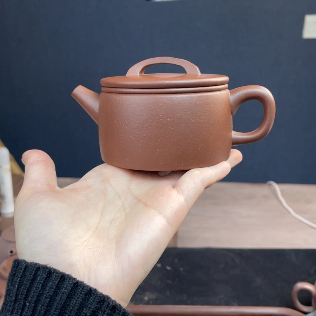 紫砂茶壶全手工底槽清汉瓦200cc