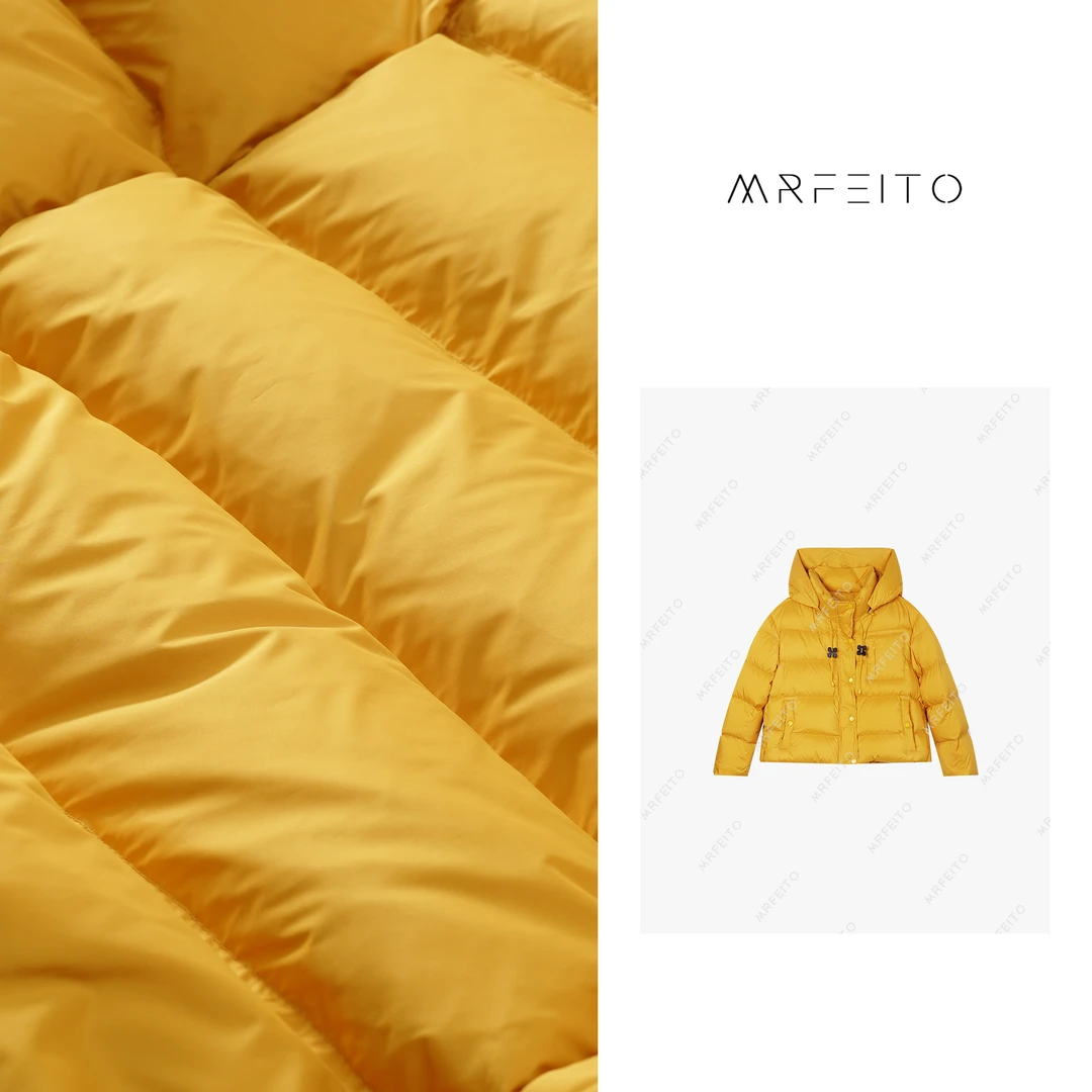 【绒化入冬】保暖舒适加厚抽绳蝴蝶连帽羽绒服H87YR01Q28515