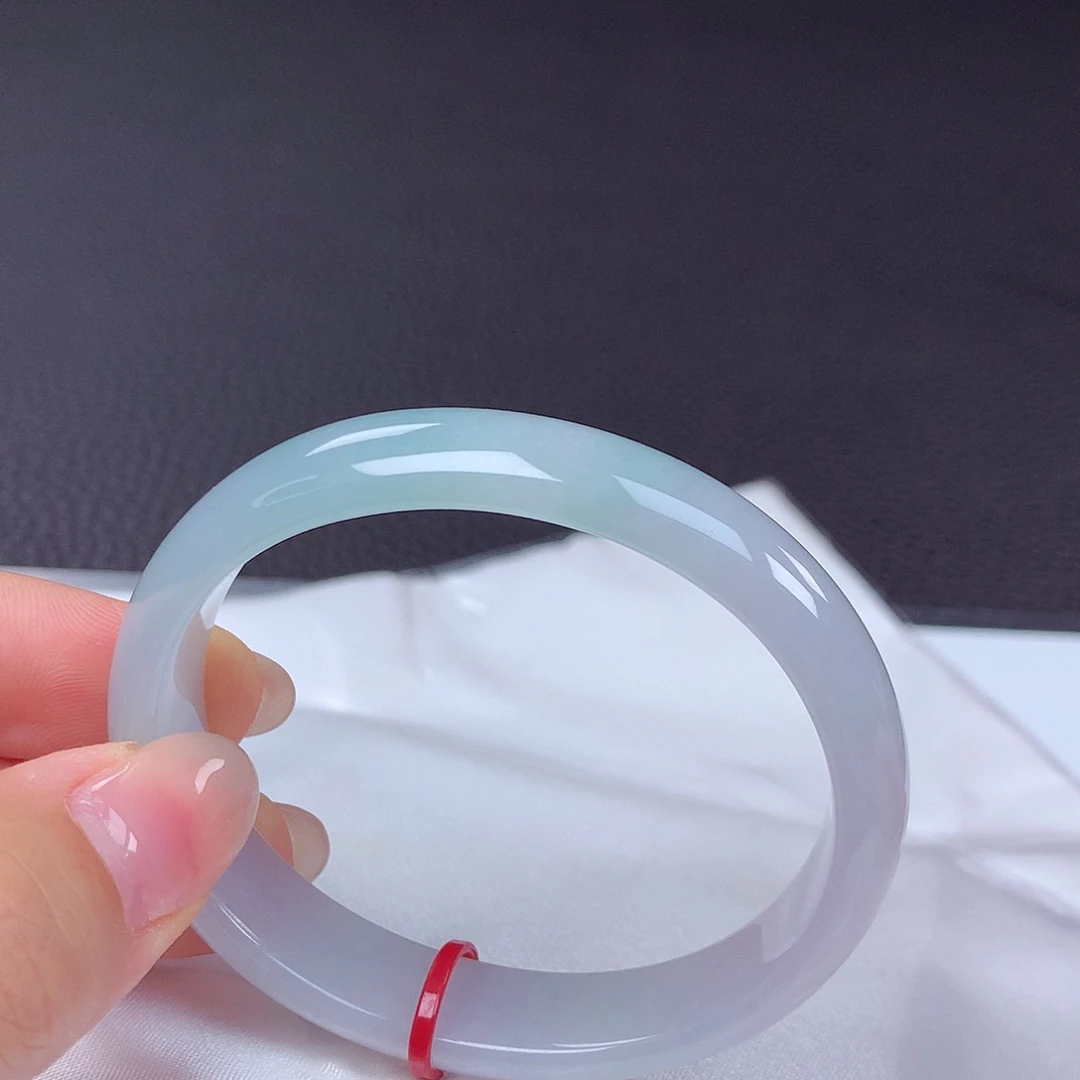 翡翠手镯未镶嵌52贵妃100568