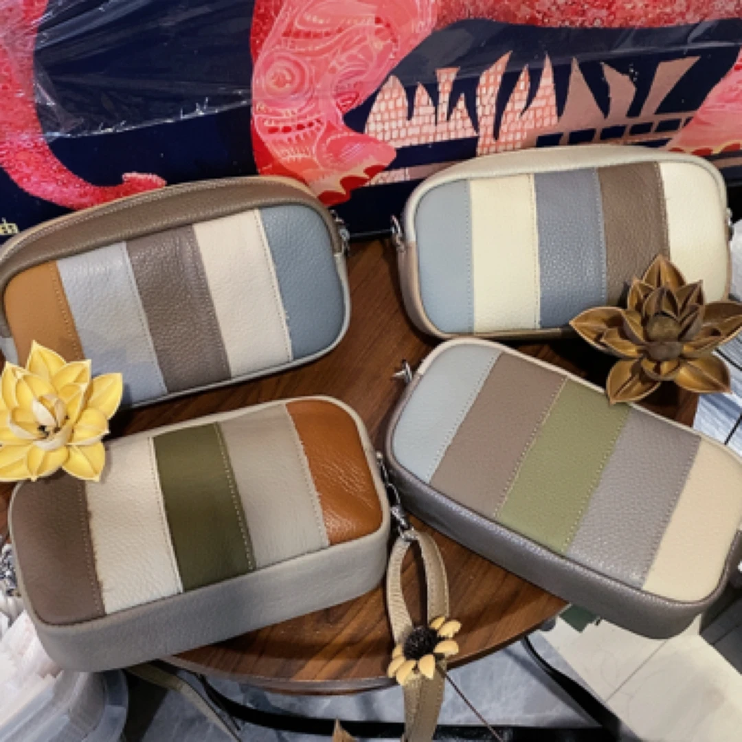 牛皮相机包中古都市时尚斜挎包