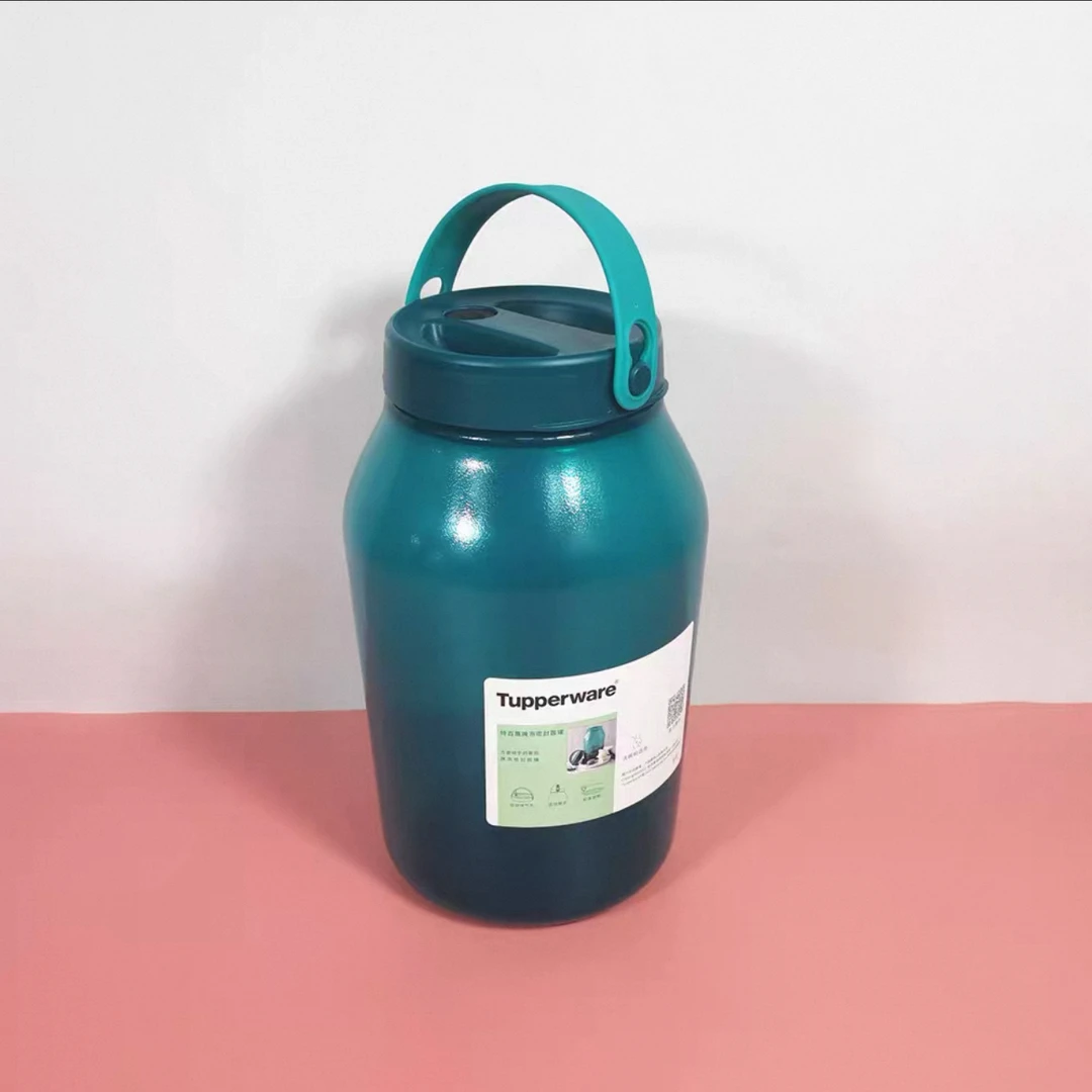 特百惠1.5L/3L蓝小胖密封罐 冷藏保鲜盒