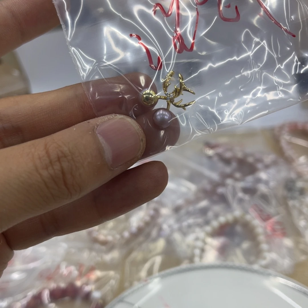 淡水珍珠合金颈饰02089