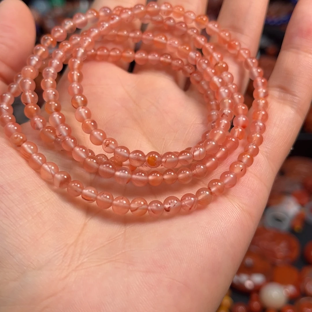 南红玛瑙手串4.5mm未镶嵌