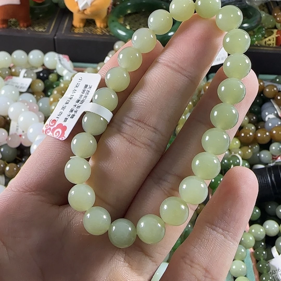 和田玉未镶嵌手链136