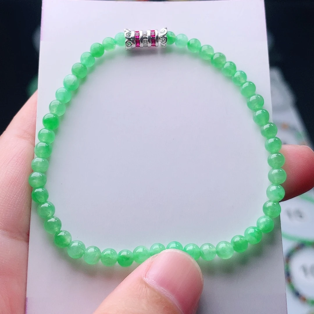 未镶嵌手串翡翠翡翠