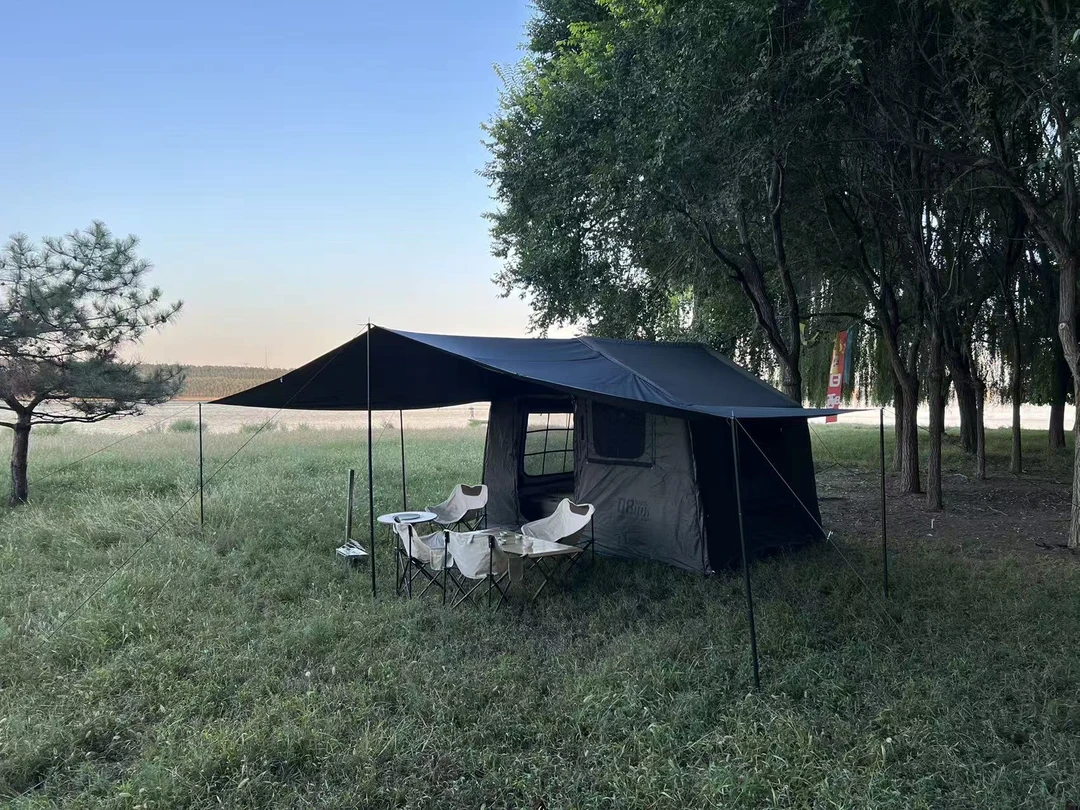 户外露营充气帐篷8+10多种组合防风防雨旅游四季帐篷